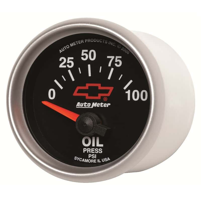 AutoMeter — Autometer Oil Pressure 2-1/16, 0-100 PSI - Red Bowtie
2-1/16" OIL PRESS, 0 - view 6
