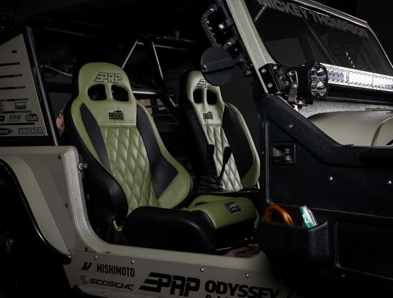 PRP Seats — PRP EnduroCrawl Reclining Suspension Seat (Driver Side) - Black Tweed - view 4