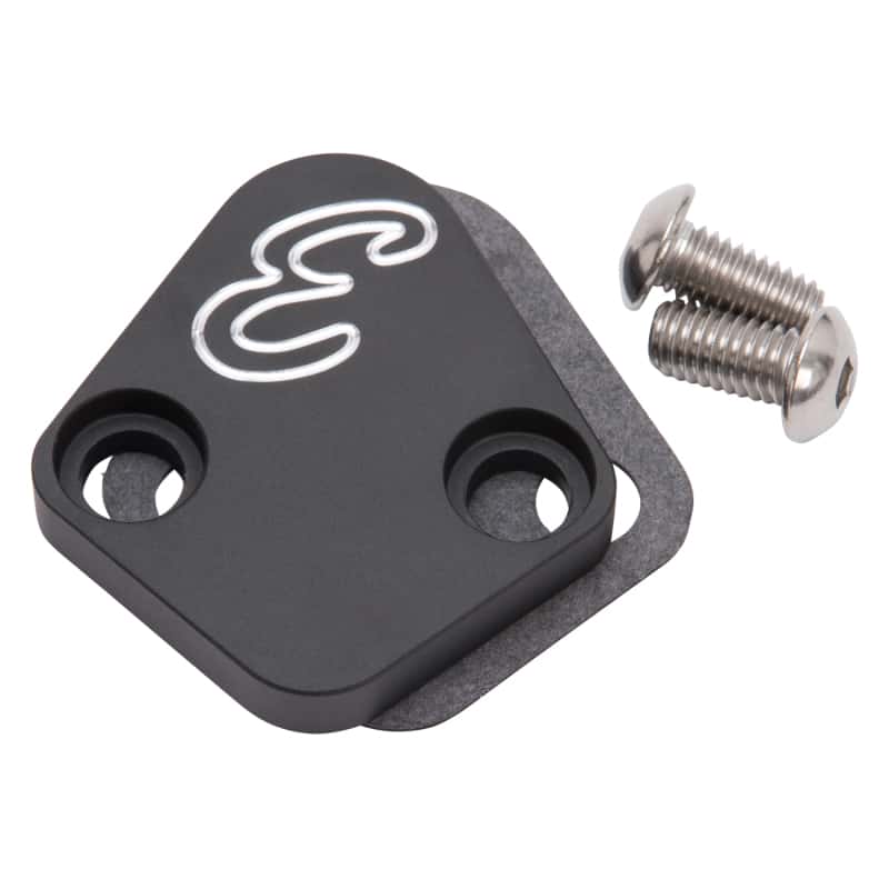 Edelbrock — Edelbrock Fuel Pump Block-Off Plate BBC Billet Aluminum
KIT PARTS - view 1