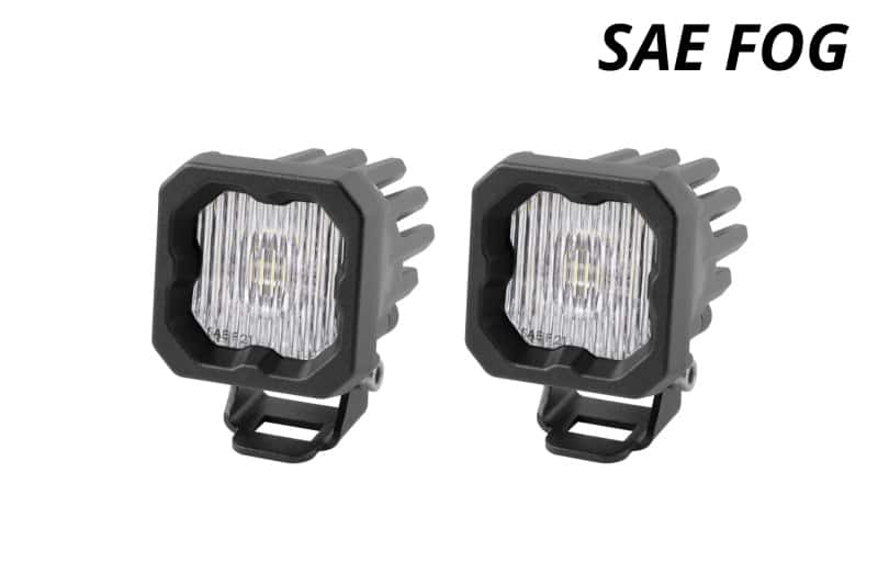Diode Dynamics — Diode Dynamics Stage Series C1 LED Pod - White SAE Fog Standard ABL (Pair) - view 2