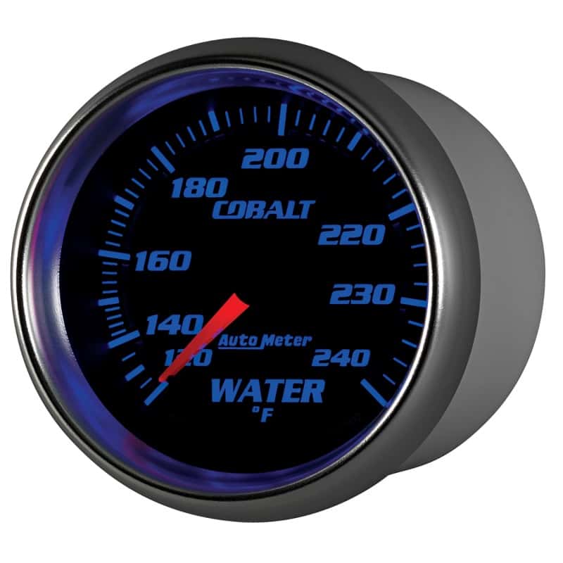 AutoMeter — Autometer Cobalt 66mm 120-240 Degree F Mechanical Water Temperature Gauge
GA 2.6" WT 240F M CB - view 9