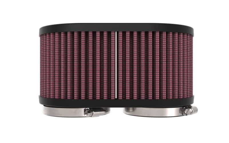 K&N Engineering — K&N 2-1/8in DUAL FLG 6-1/4 X 4inOD 3inH Universal Clamp-On Air Filter
Clamp-on Air Filter - view 4