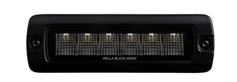 Hella — Hella Universal Black Magic 6 L.E.D. Flush Mount Mini Light Bar - Flood Beam
LEDLightBar - view 5