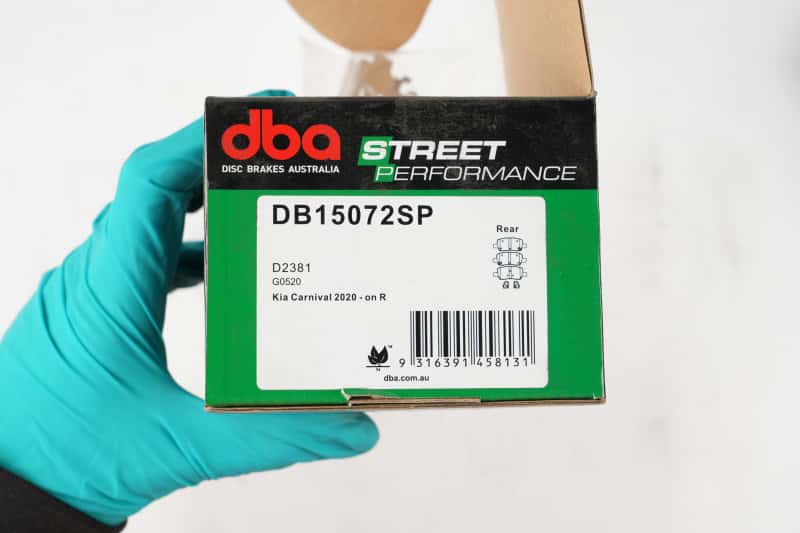 DBA — DBA 2022 Hyundai Santa Cruz Rear SP Performance Brake Pads
Brake Pad - view 3