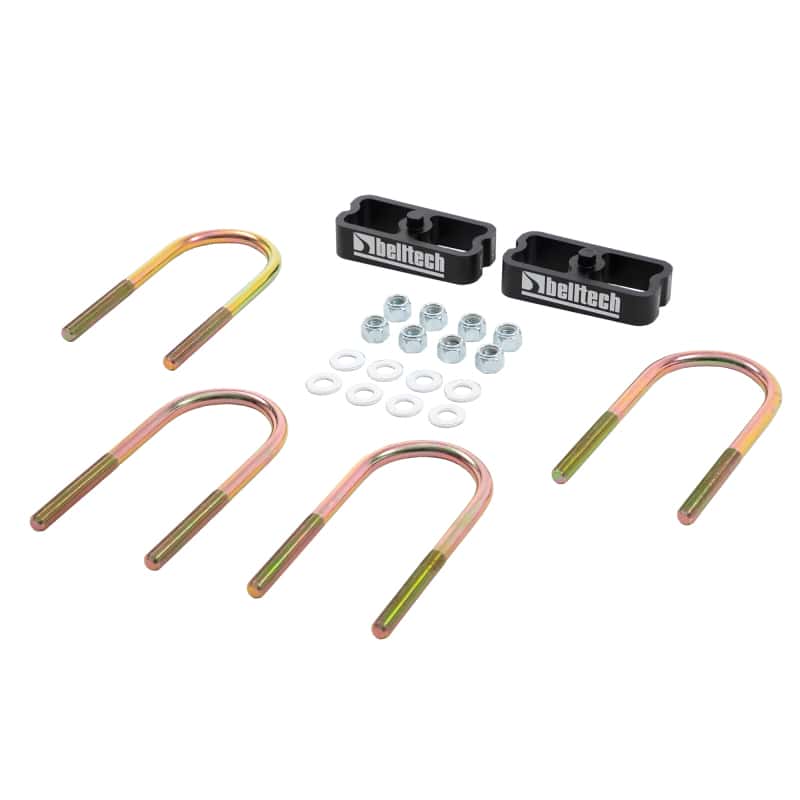 Belltech — Belltech LOWERING BLOCK KIT 1inch WITH 2 DEGREE ANGLE
LOWERING BLOCK KIT - view 4