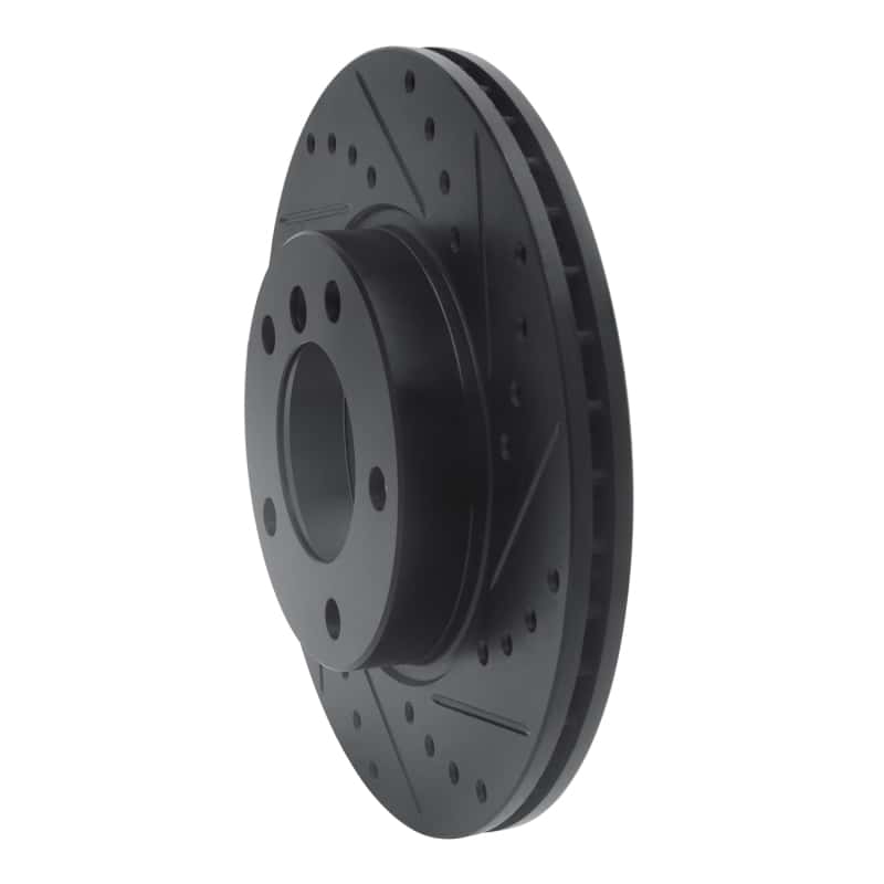 R1 Concepts — R1 91-06 BMW 328I Front Right Drilled & Slotted Black Brake Rotor
R1 Brake Rotor Drill - view 2