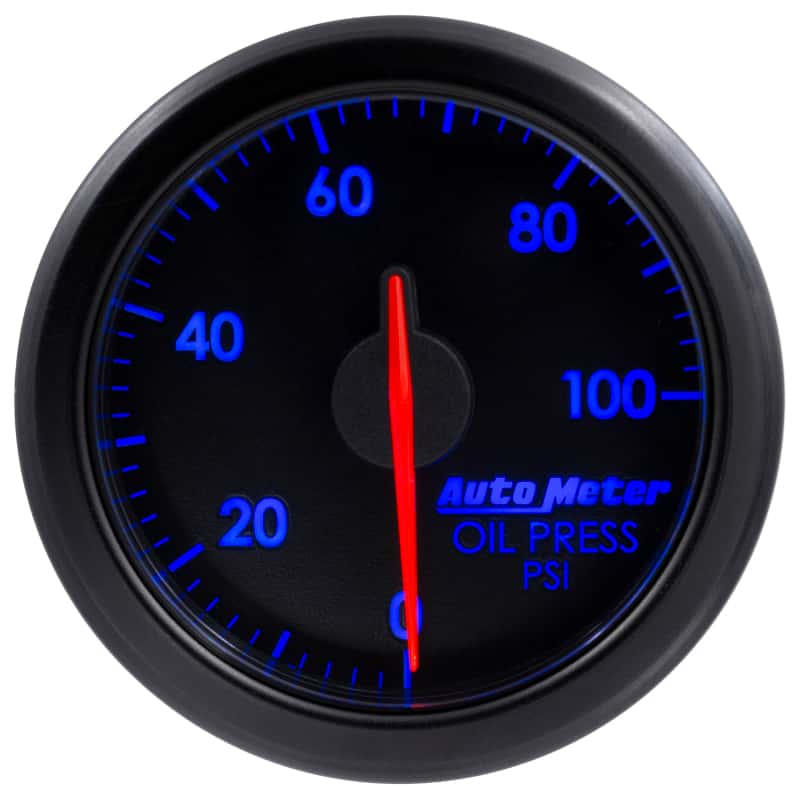AutoMeter — Autometer Airdrive 2-1/6in Oil Pressure Gauge 0-100 PSI - Black
GA 2" OILP AIRDRV BK - view 9