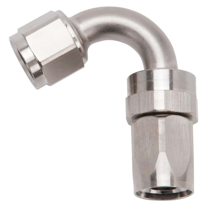 Russell — Russell Performance -12 AN Endura 120 Degree Full Flow Swivel Hose End (With 1-1/8in Radius)
Hose Fitting - view 1