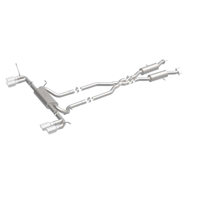 Magnaflow — MagnaFlow Cat Back, SS, 2.5in, Quad Split Polish 4in tip 14-15 Jeep Grand Cherokee 3.6L/5.7L V6/V8
Cat-Back - view 6