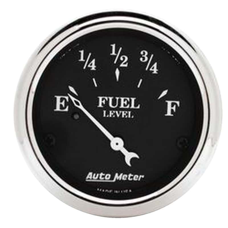 AutoMeter — Autometer 2 1/16in 240 Ohm to 33 Ohm Old Tyme Black Electric Fuel Level Gauge
2" FUEL LEVEL, 240 E - view 2