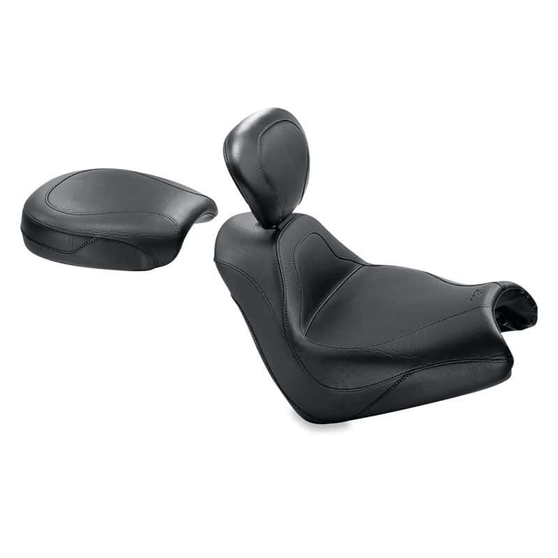 Mustang Motorcycle — Mustang 05-08 Honda VTX1800F Sport Touring Passenger Seat - Black - view 2