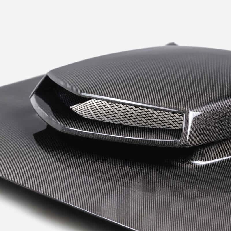 Anderson Composites — Anderson Composites 15-23 Dodge Challenger Type-HM Carbon Fiber Hood - view 6