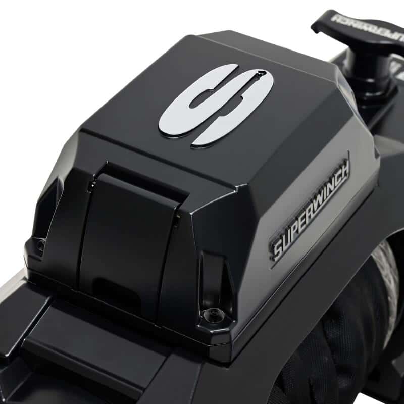 Superwinch — Superwinch 12000 LBS 12V DC 3/8in x 80ft Synthetic Rope SX12SR Winch - Semi Gloss Black
Winch - view 12