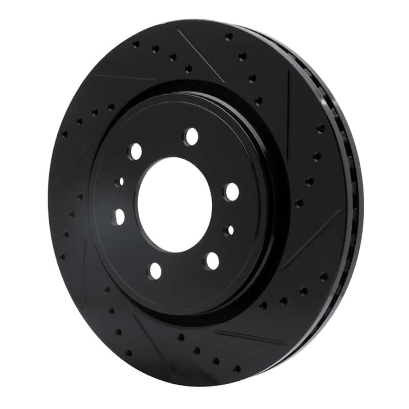 R1 Concepts — R1 07-21 Ford Expedition Front Right Drilled & Slotted Black Brake Rotor
R1 Brake Rotor Drill - view 2