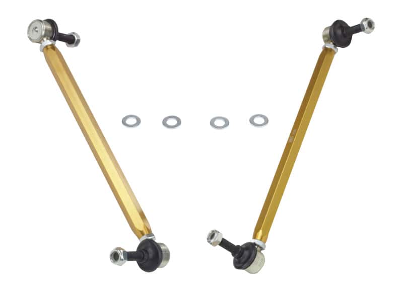 Whiteline — Whiteline 02-06 R53 & 06+ R56 Mini Cooper S Front Swaybar link kit-adjustable ball end links
Link Kit - view 4