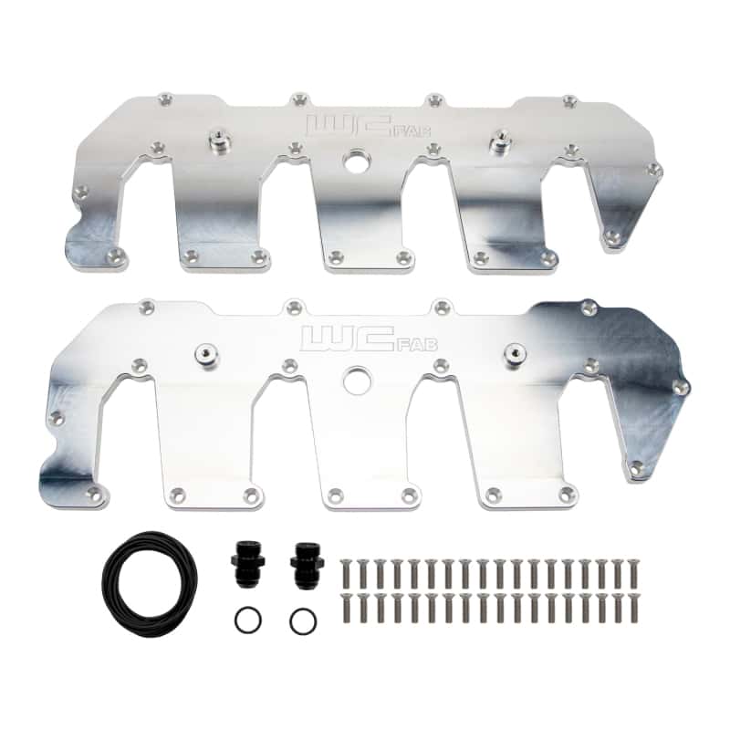 Wehrli — Wehrli 11-16 Chevrolet 6.6L Duramax LML Billet Upper Valve Cover Set - Raw Aluminum
Vlv Cvrs 11-16 Raw - view 1