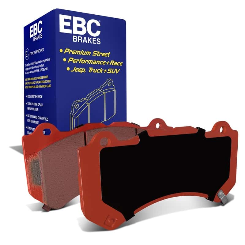 EBC — EBC 16+ Cadillac ATS-V 3.6 Twin Turbo Redstuff Front Brake Pads
Disc Brake Pad - view 1