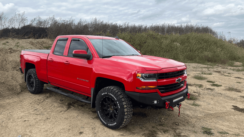 Fishbone Offroad — Fishbone Offroad 07-18 Chevrolet Silverado 1500/2500/3500 Double Cab Oval Side Steps -Black Textured - view 12