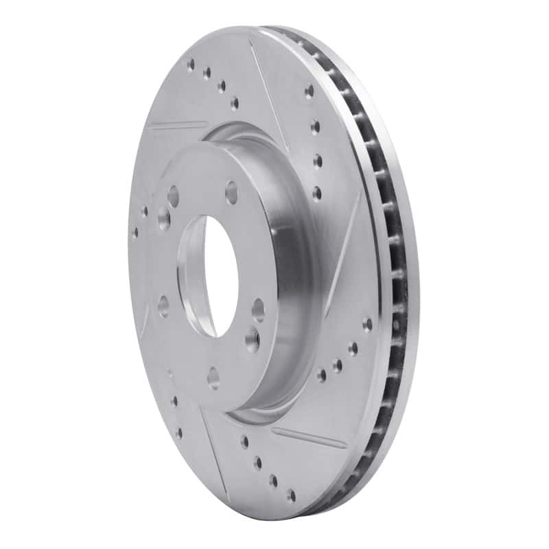 R1 Concepts — R1 03-13 Hyundai Sonata Front Right Drilled & Slotted Silver Brake Rotor
R1 Brake Rotor Drill - view 2