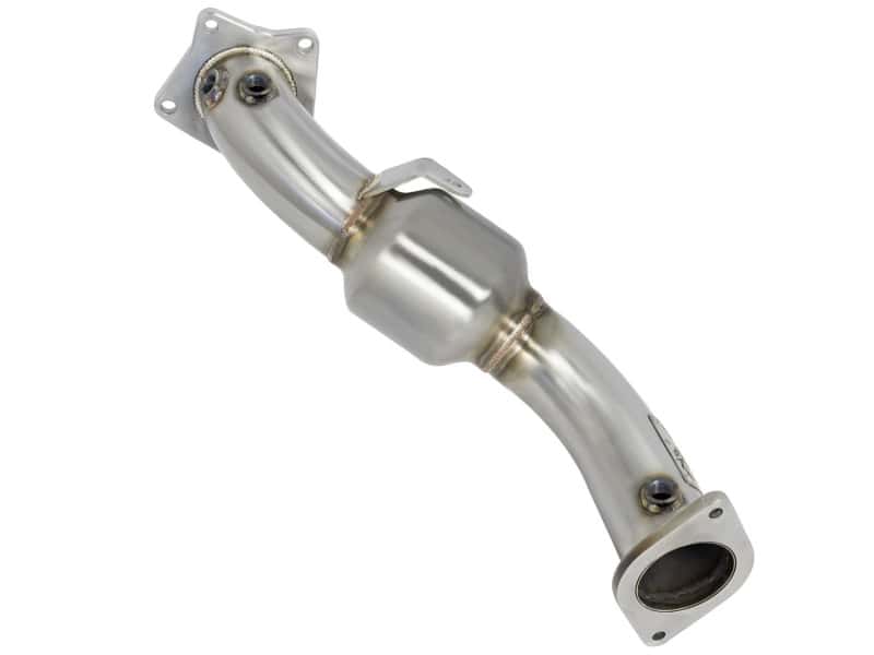 aFe — aFe Twisted Steel Down-Pipe Catted 13-16 Cadillac ATS L4-2.0L (t)
Stainless Downpipe - view 2