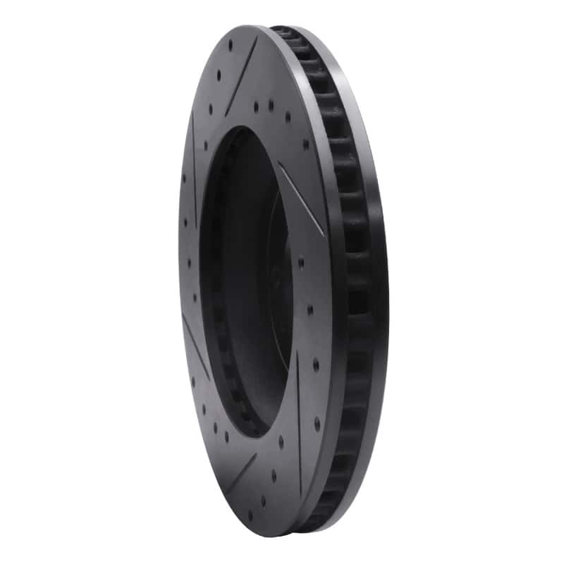R1 Concepts — R1 04-08 Cadillac CTS Front Right Drilled & Slotted Black Brake Rotor
R1 Brake Rotor Drill - view 4