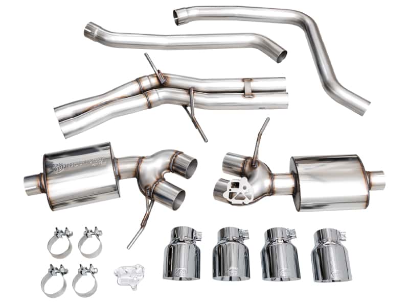 AWE Tuning — AWE Tuning 2022+ Porsche Macan 2.9TT Touring Edition Catback Exhaust w/ Chrome Silver Tips
Touring Catback - view 8
