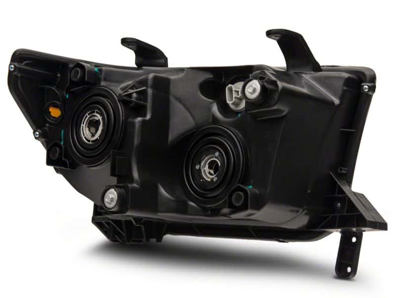 Raxiom — Raxiom 07-13 Toyota Tundra Axial Series Projector Headlights w/ LED Bar- Blk Housing (Clear Lens)
Headlights - view 4