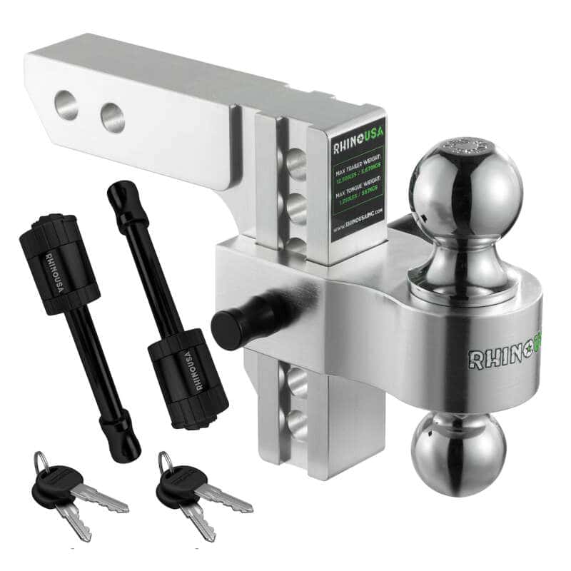Rhino USA — Rhino USA 6In Heavy Duty Drop Hitch - 2In (Silver)
Ball Mount - view 1