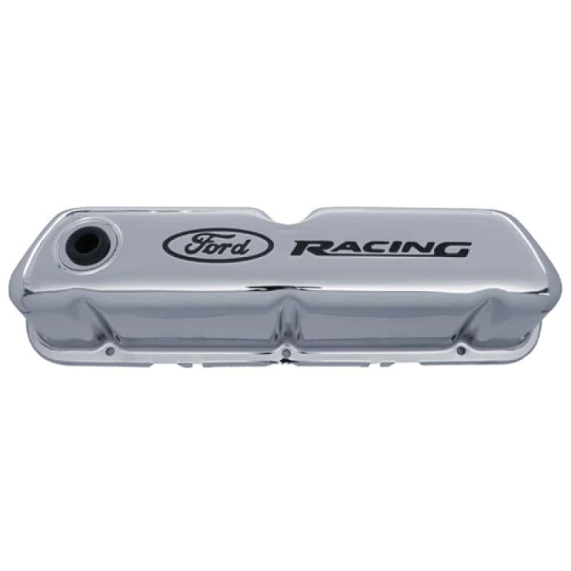 Ford Racing — Ford Racing Logo Stamped Steel Valve Covers - Chrome
Valve Cover Set - view 3