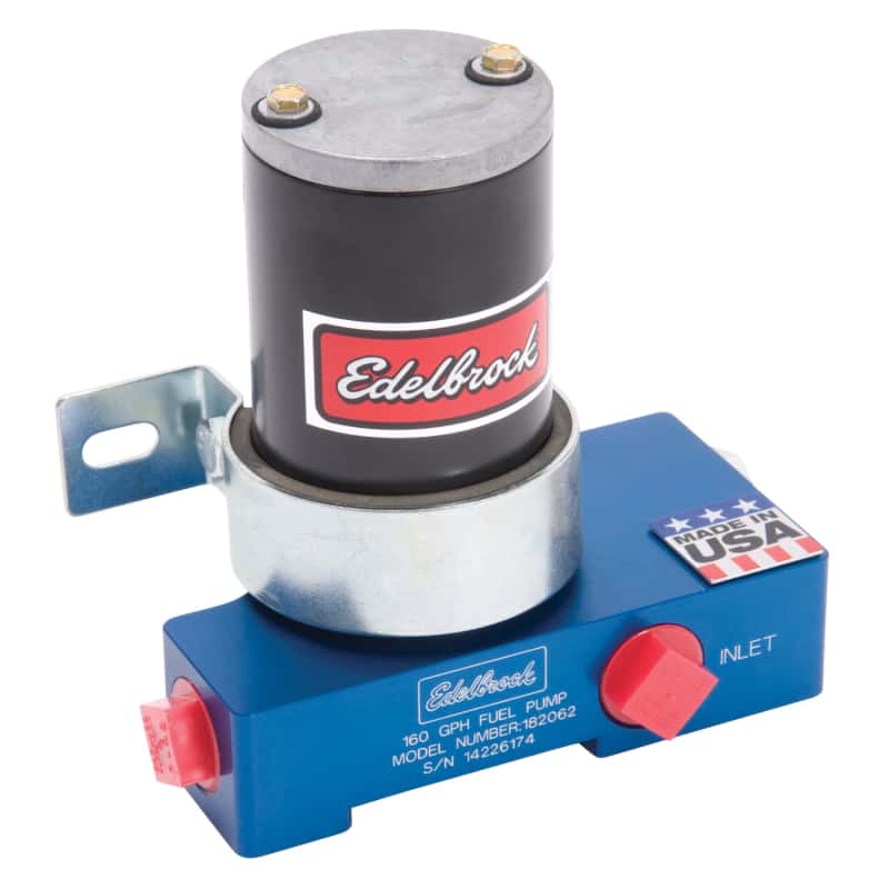 Edelbrock — Edelbrock Fuel Pump Electric Quiet-Flo Carbureted 160GPH 1/2In In 1/2In Out 160 GPH Blue
PUMPS - view 12