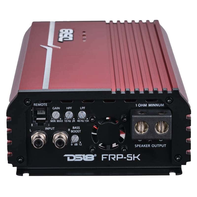 DS18 — DS18 1-Channel Amp Class D Full-Range Monoblock 5000 Watts RMS/1ohm DPIV1/0 Terminals Included Red - view 6