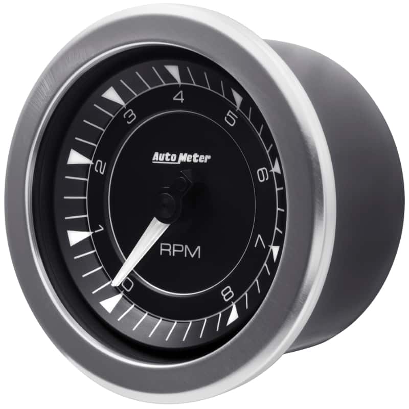 AutoMeter — Autometer Chrono 3-3/8in 10k RPM In Dash Tachometer Gauge
3.4" TACH 8K RPM CHR - view 8