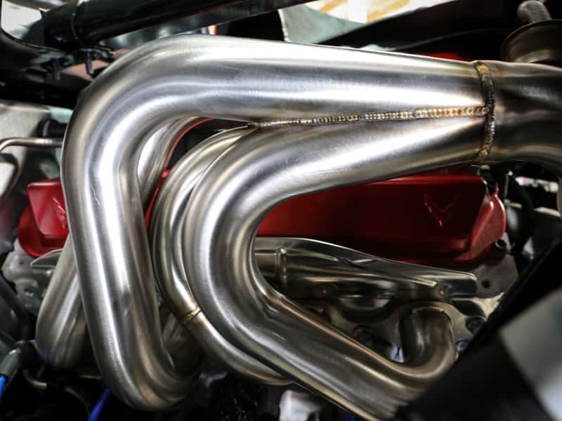 aFe — aFe Twisted 304SS Header 2020 Chevy Corvette (C8) 6.2L V8 - Titanium Ceramic Coated
Long Tube Header - view 11