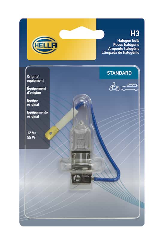 Hella — Hella Bulb H3 12V 55W Pk22S T325 Sb
H3SB Halogen Bulb - view 9
