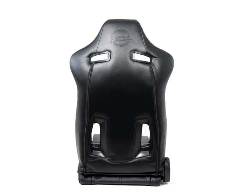 NRG — NRG Reclinable Sport Seats (Pair) The Arrow Black Vinyl w/ Pressed NRG logo w/ Black Stitch - view 1