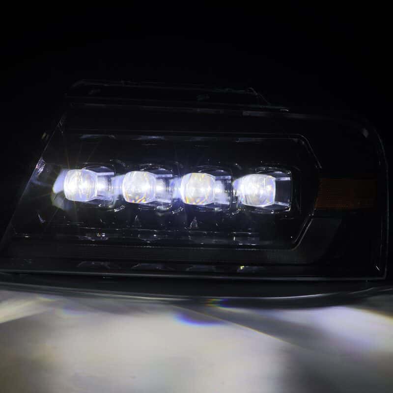 AlphaRex — AlphaRex 04-08 Ford F-150 (No 2004 Heritage) NOVA-Series LED Proj HL Chrome w/Actv Light / Seq. Sig
Projector Headlights - view 4