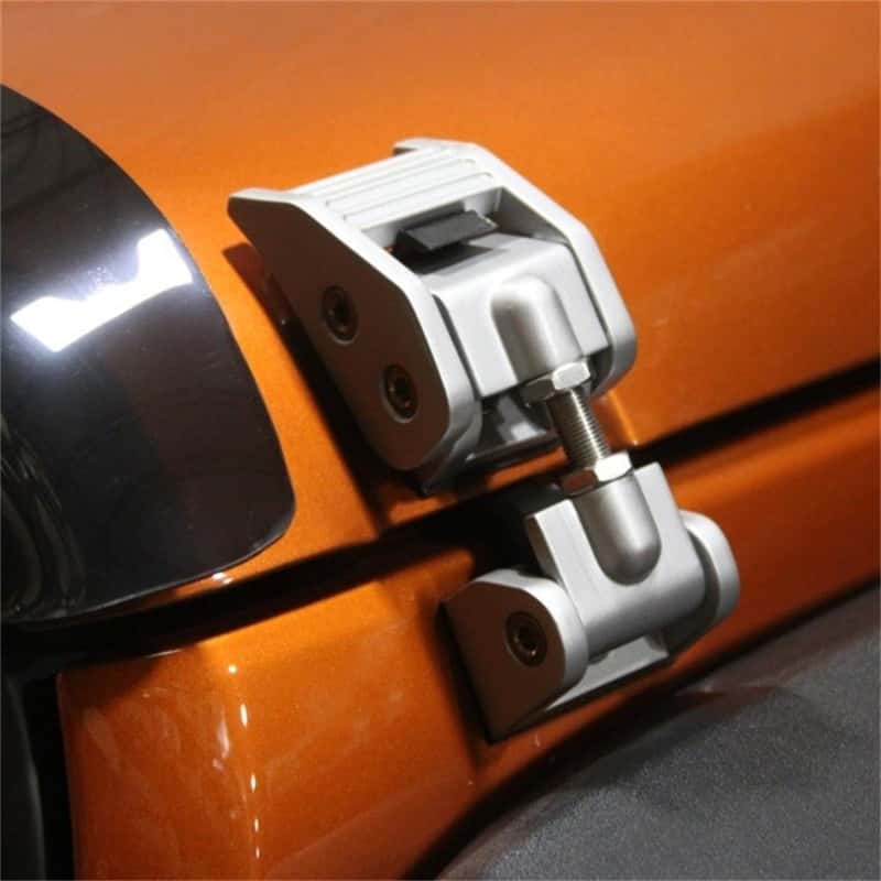 Rugged Ridge — Rugged Ridge 07-18 Jeep Wrangler JK Silver Hood Catch Kit
Hood Latch Assembly
OFFROAD_EXTERIOR - view 4