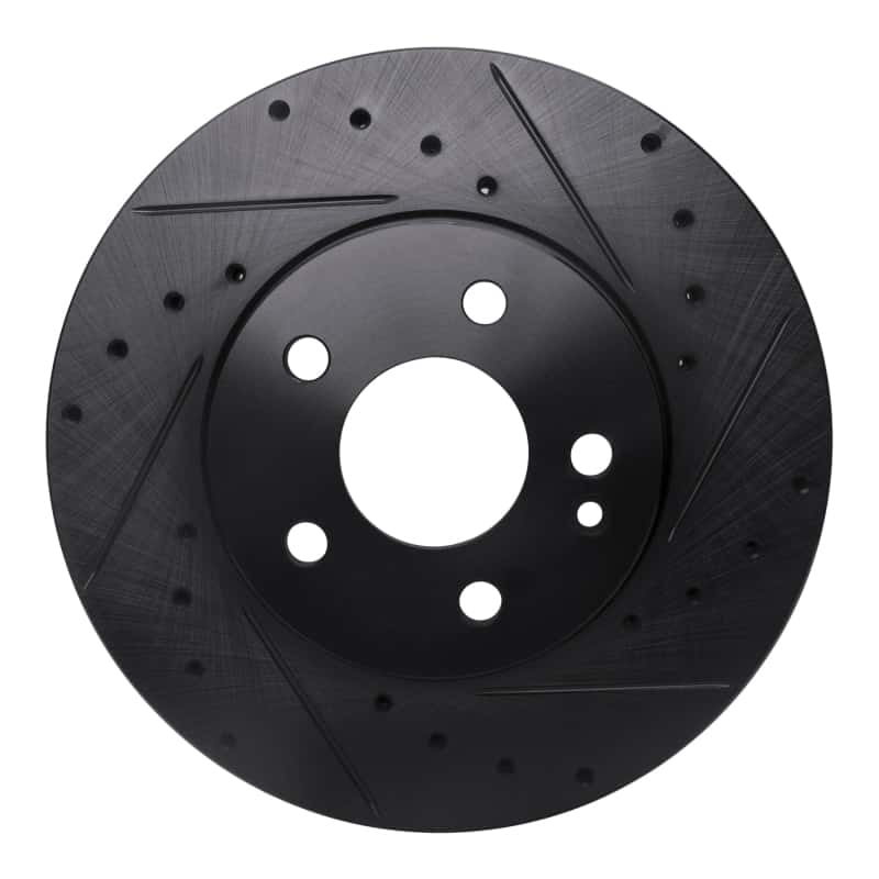 R1 Concepts — R1 16-23 Mercedes-Benz Metris Front Right Drilled & Slotted Black Brake Rotor
R1 Brake Rotor Drill - view 1