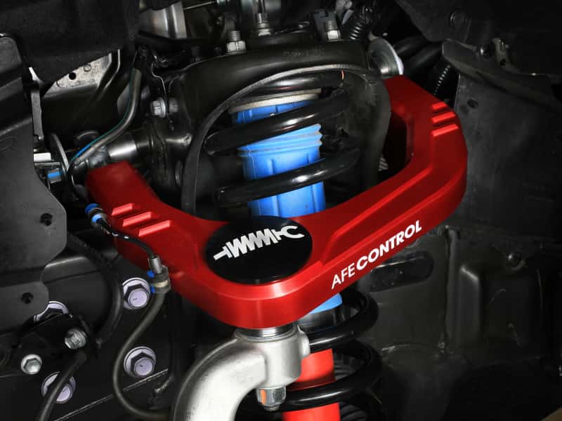 aFe — aFe Control 24-26 Toyota Tacoma Upper Control Arms - Set (Red)
Upper Control Arms - view 5