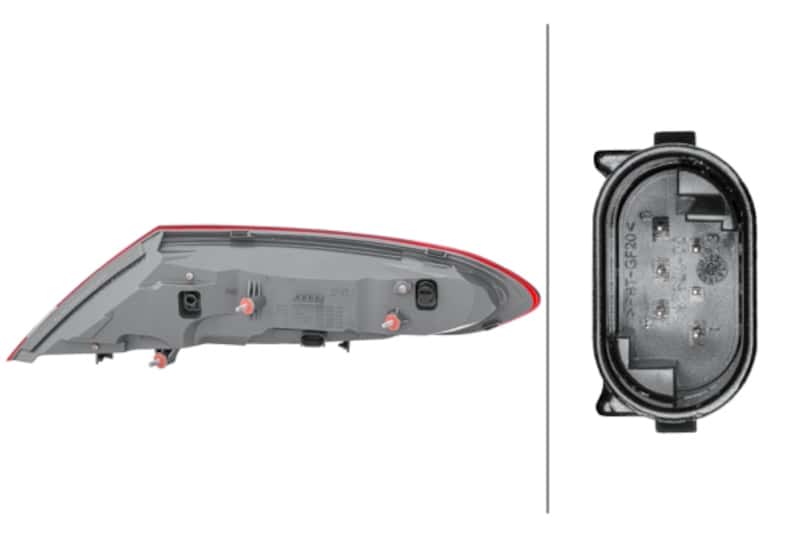 Hella — Hella 2017-2018 Mercedes-Benz C300 Left Outer Tail Light - view 1
