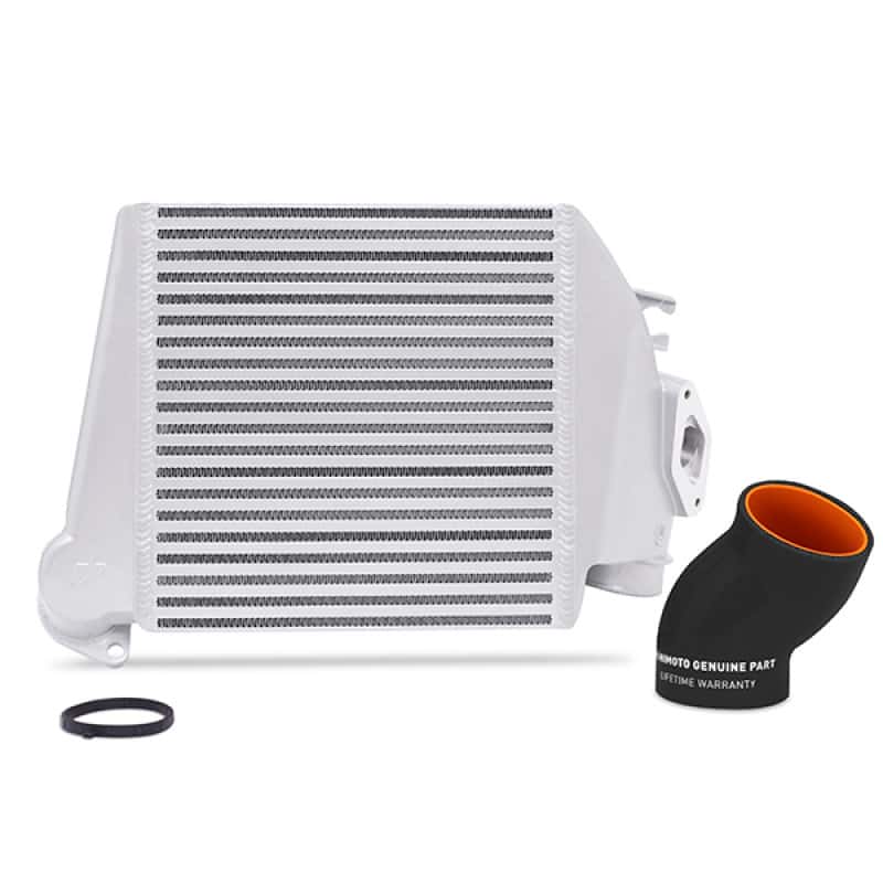 Mishimoto — Mishimoto 08-14 Subaru WRX Top-Mount Intercooler Kit - Powder Coated Silver & Black Hoses - view 1