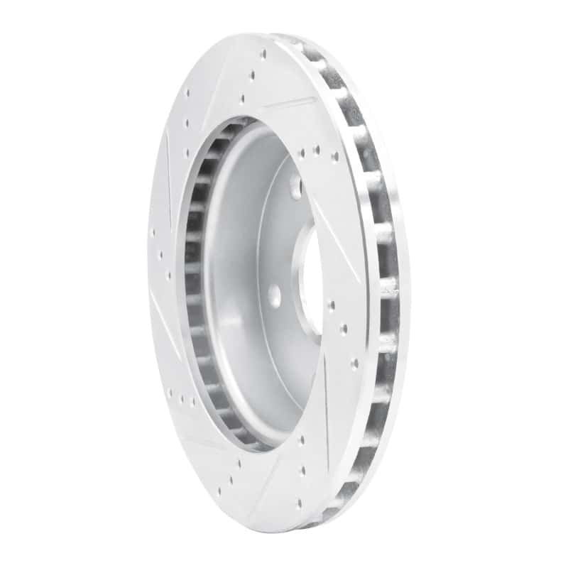 R1 Concepts — R1 05-11 Dodge Dakota 4WD Front Right Drilled & Slotted Silver Brake Rotor
R1 Brake Rotor Drill - view 4