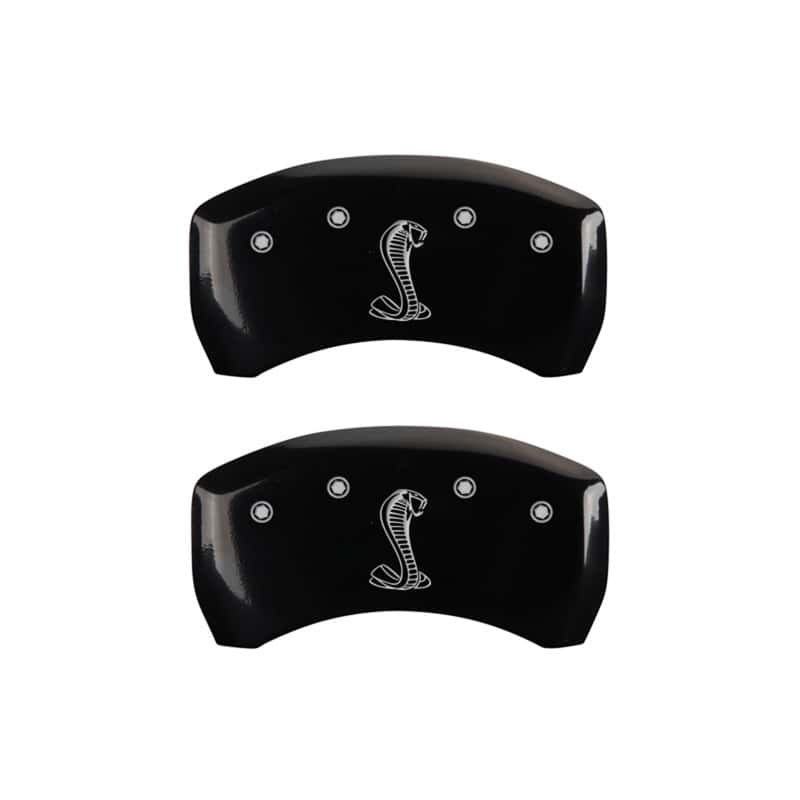 MGP — MGP Rear set 2 Caliper Covers Engraved Rear Tiffany Snake Black finish silver ch
Caliper Covers - view 1