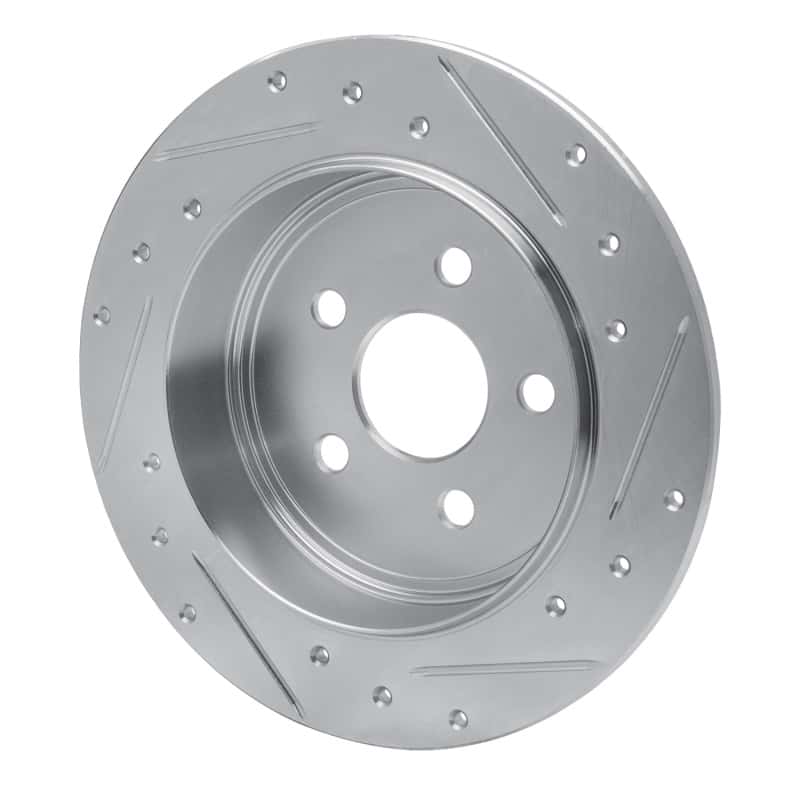 R1 Concepts — R1 95-03 Chrysler PT Cruiser Rear Left Drilled & Slotted Silver Brake Rotor
R1 Brake Rotor Drill - view 4