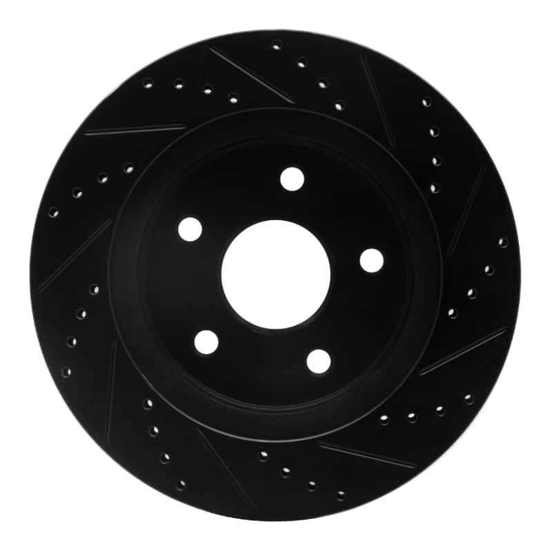 R1 Concepts — R1 02-24 Chrysler ASPEN Front Left Drilled & Slotted Black Brake Rotor
R1 Brake Rotor Drill - view 5
