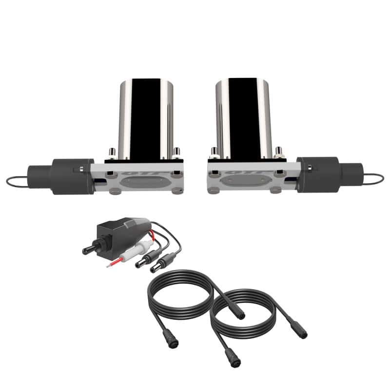 QTP — QTP Bolt-On QTEC Dual Low Profile Oval Electric Cutout Valves - Pair - view 3