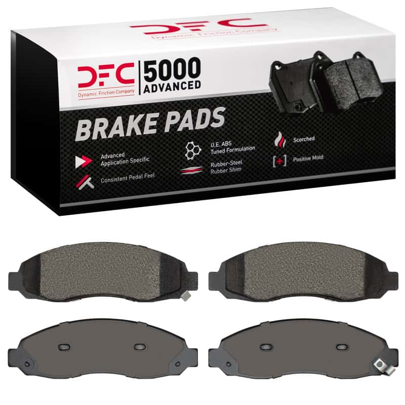 DFC — DFC 03-04 Dodge Dakota 4WD Front 5000 Advanced Semi Metallic Brake Pads
DFC Brake Pad Set - view 4