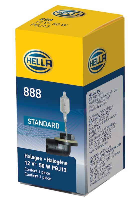 Hella — Hella Bulb 888 12V 50W PGJ13 T3.25
888 Halogen Bulb - view 9
