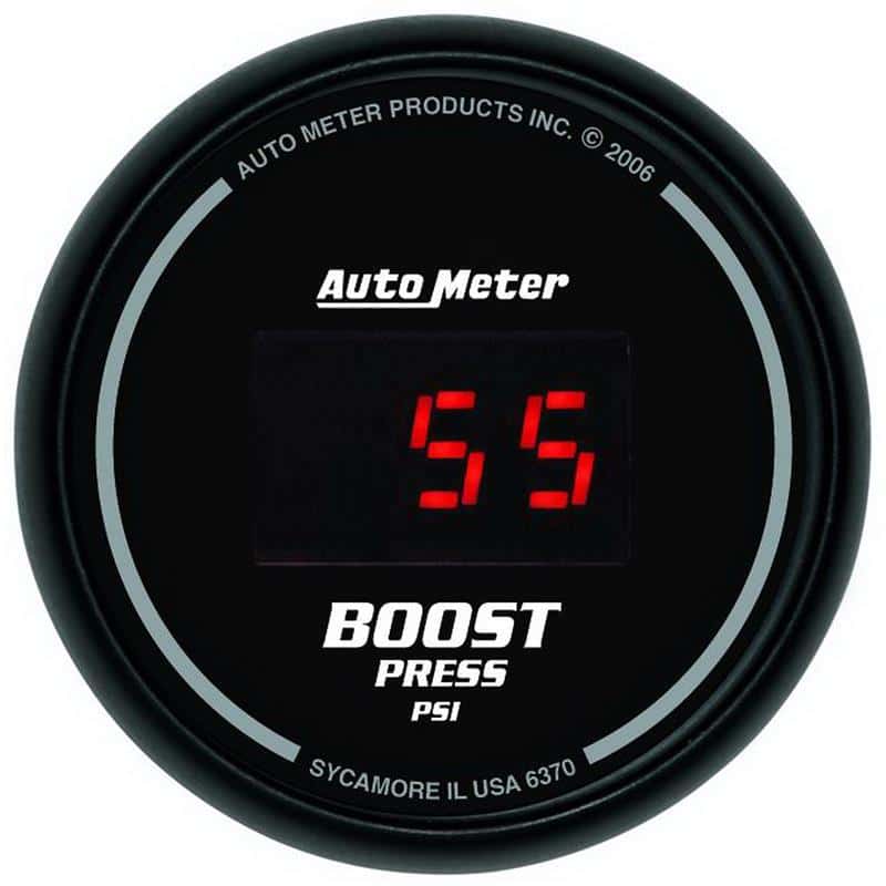 AutoMeter — Autometer SportComp 52mm Digital 0-60 PSI Boost Gauge
2-1/16" BOOST, 0-60 - view 2