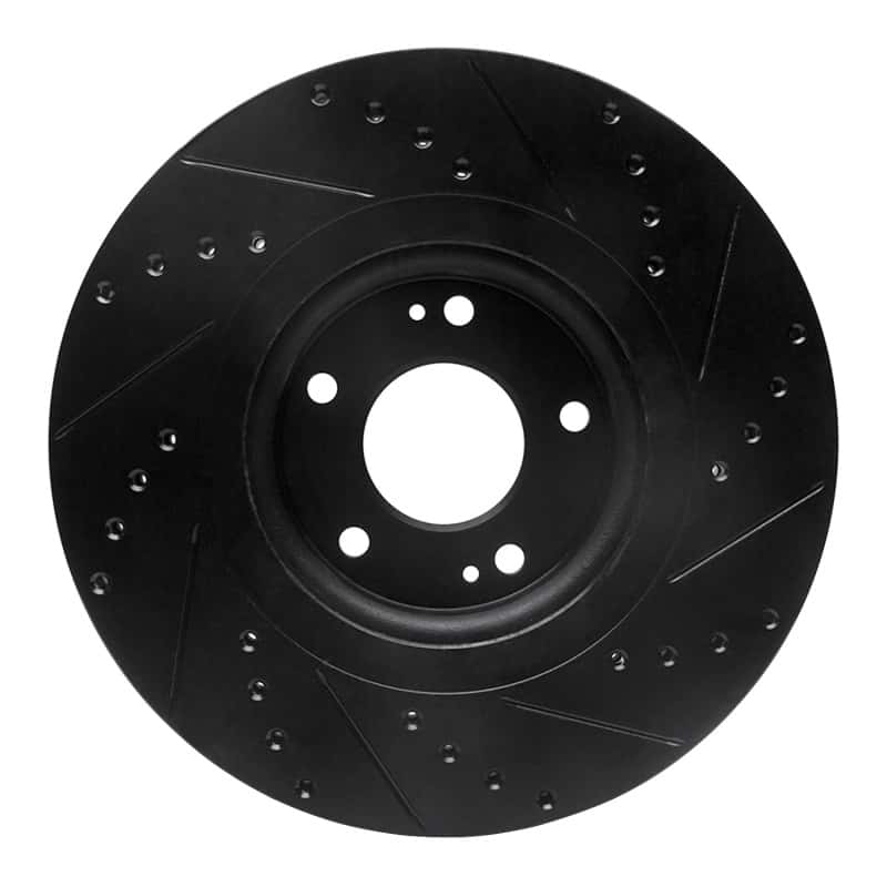 R1 Concepts — R1 15-21 Kia Sedona Front Left Drilled & Slotted Black Brake Rotor
R1 Brake Rotor Drill - view 5